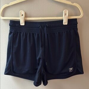 FILA Women's Navy Athletic Shorts